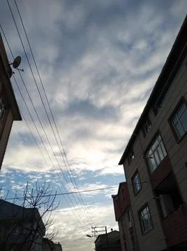 A beautiful cloud view Stock Photos