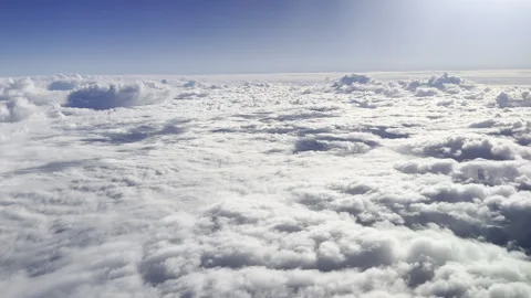 Beautiful clouds from above Stock Footage 257324186