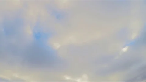 Beautiful clouds and sun in the sky timelapse Stock Footage 82053428