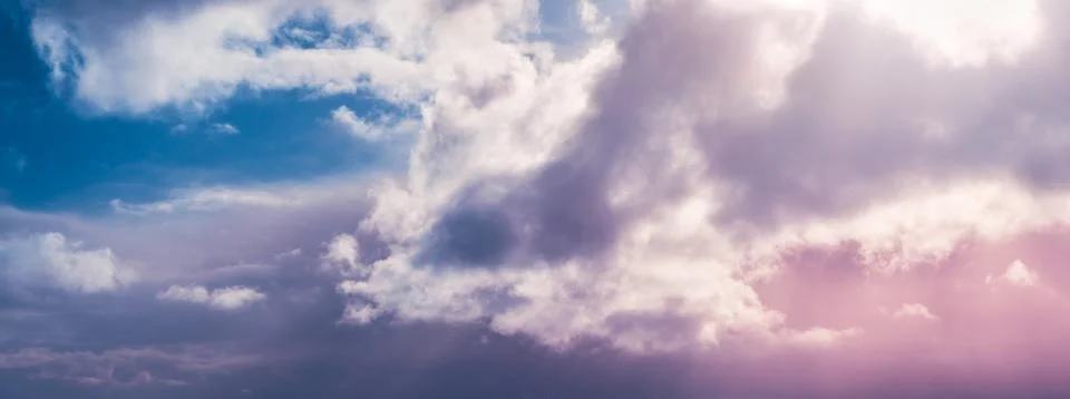 Beautiful clouds background Stock Photos