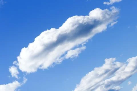Beautiful clouds with blue sky background. Nature weather, cloud blue sky and Stock Photos