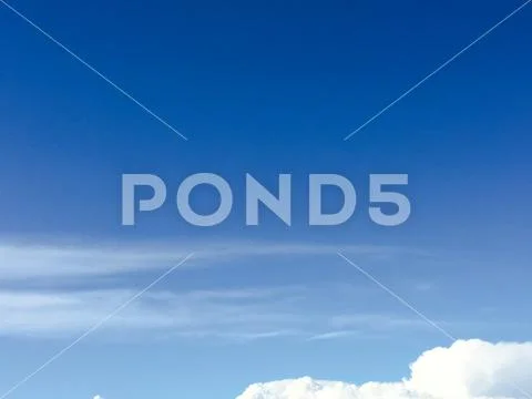 Beautiful clouds with blue sky background. Nature weather, cloud blue sky and Stock Photos