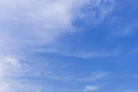 Beautiful clouds with blue sky background. Nature weather, cloud blue sky Stock Photos