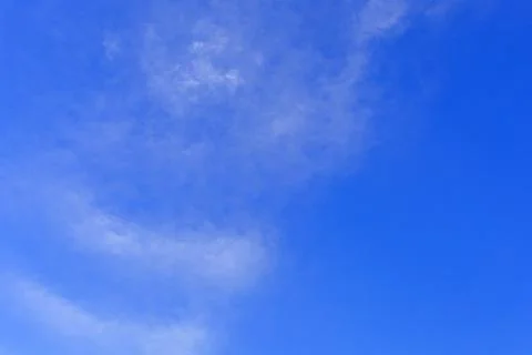 Beautiful clouds with blue sky background. Nature weather, cloud blue sky Stock Photos