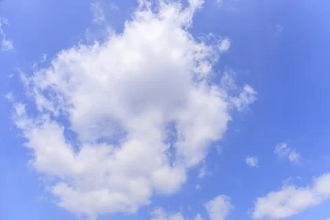 Beautiful clouds with blue sky background. Nature weather, cloud blue sky Stock Photos