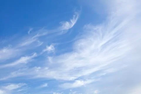 Beautiful clouds with blue sky Stock Photos