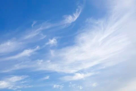 Beautiful clouds with blue sky Fotos Stock