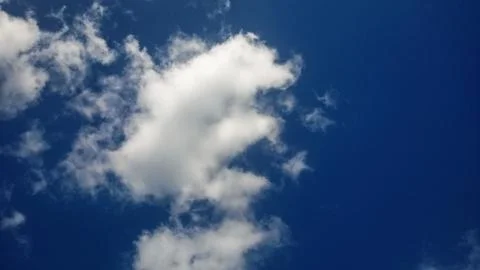 Beautiful clouds in the blue sky. Foto stock