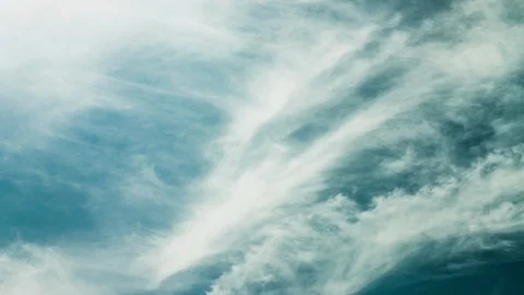 Beautiful clouds in a blue sky Timelapse Stock Footage 90713871