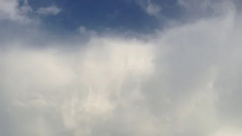 Beautiful Clouds , Double Rainbow In the Grey Sky and Green Trees In The Village Stock Footage 106364315