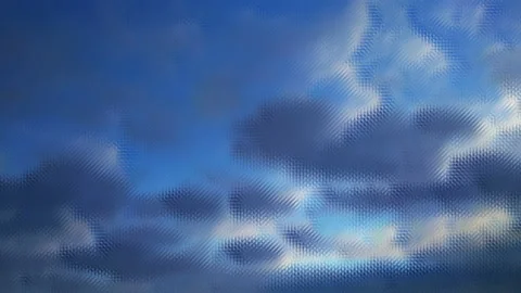 Beautiful clouds floating slowly across the blue sky. The effect of textured Stock-Footage 135585198