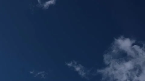 Beautiful clouds floating slowly across the sky Stock Footage 196262378