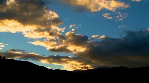 Beautiful clouds Stock Footage 73312385