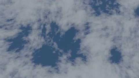 Beautiful clouds movement 4k video footage. Сloudy sky. Stock Footage 170763307