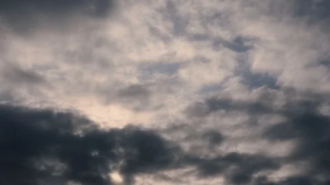 Beautiful clouds moving, timelapse clouds Stock Footage 125446935