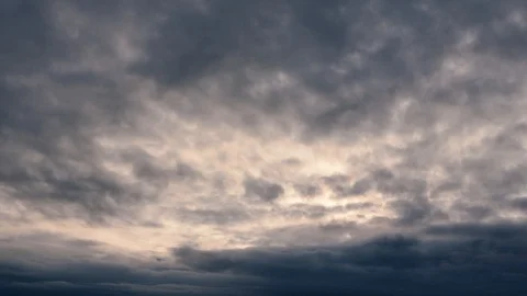Beautiful clouds moving, timelapse clouds Stock Footage 125447008