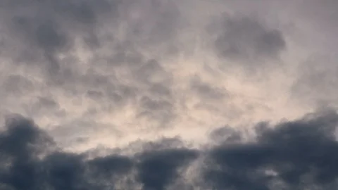 Beautiful clouds moving, timelapse clouds Stock Footage 125448306