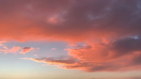 Beautiful clouds moving, timelapse clouds Stock Footage 125701729