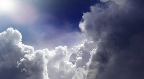 Beautiful clouds Stock Photos