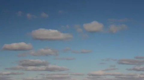 Beautiful clouds rapidly Curly Stock Footage 48266517