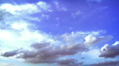 Beautiful Clouds in the Sky Stock Footage 372283