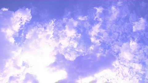 Beautiful Clouds in the Sky Stock Footage 372299