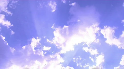 Beautiful Clouds in the Sky Video stock 372315