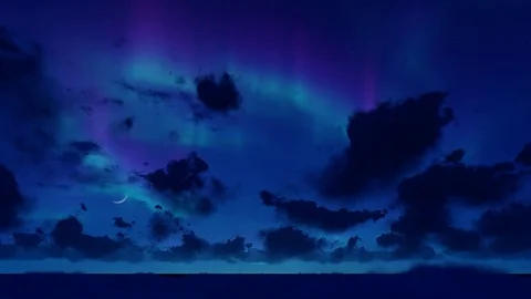 Beautiful clouds in the sky Stock Footage 124801989