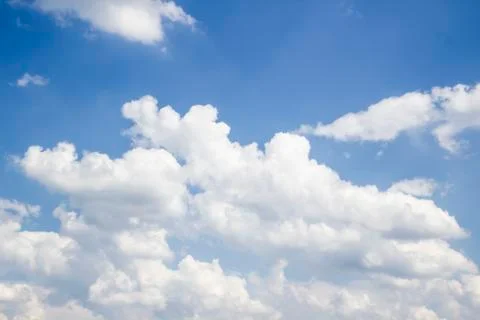 Beautiful clouds in the sky.  Pattern from clouds Stock Photos