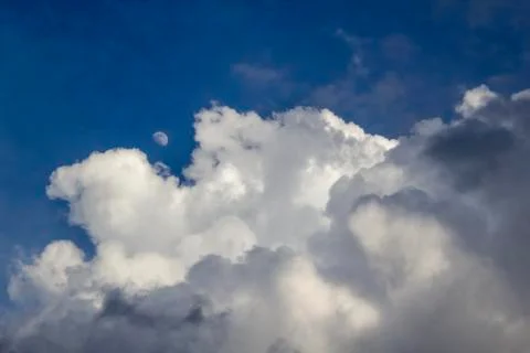 Beautiful clouds in the sky.  Pattern from clouds Stock Photos
