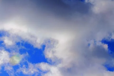 Beautiful clouds in the sky Foto stock