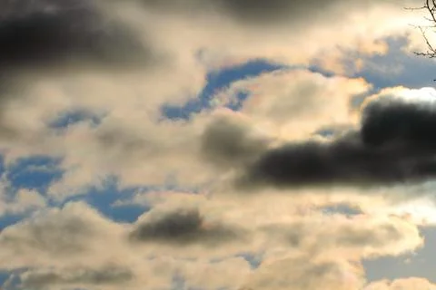 Beautiful clouds in the sky Stock Photos