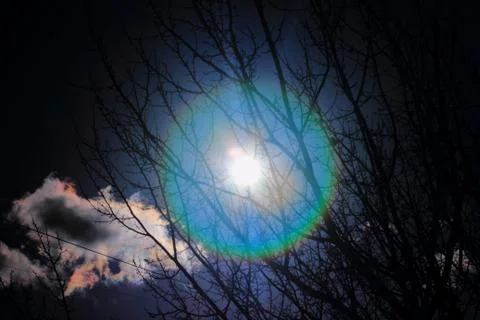 Beautiful clouds in the sky Stock Photos