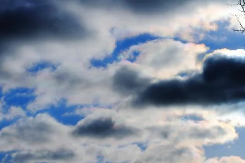 Beautiful clouds in the sky Foto stock