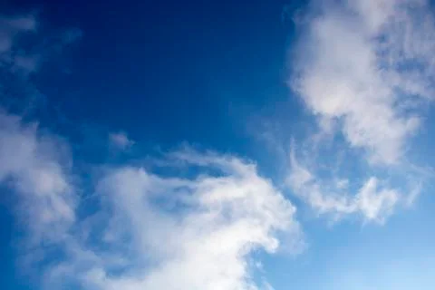 Beautiful clouds in the sky Foto stock