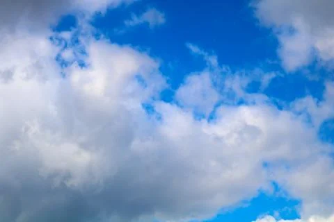 Beautiful clouds in the sky Stock Photos