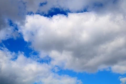 Beautiful clouds in the sky Stock Photos