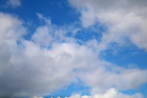 Beautiful clouds in the sky Foto stock