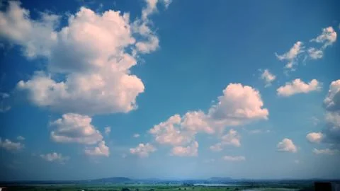 Beautiful clouds in the sky. Stock Photos