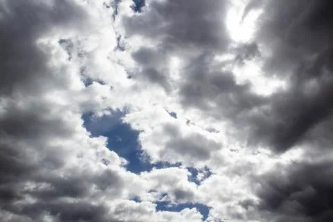 Beautiful clouds in the sky. Stock Photos