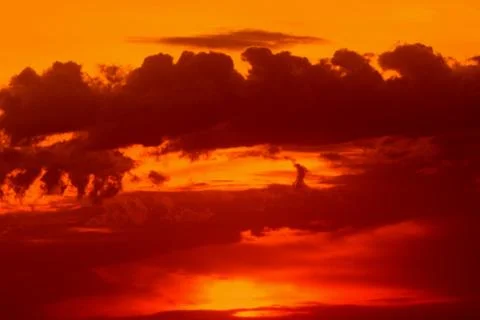 Beautiful clouds on the sky Stock Photos