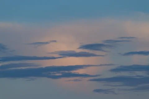 Beautiful clouds on the sky Stock Photos