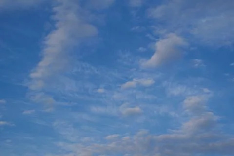 Beautiful clouds in the sky Stock-Fotos