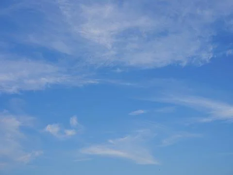 Beautiful clouds in the sky Stock Photos