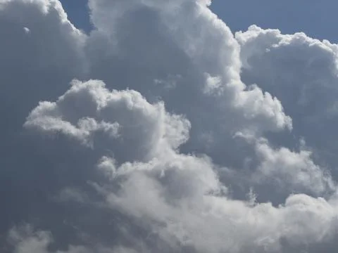 Beautiful clouds in the sky Stock Photos