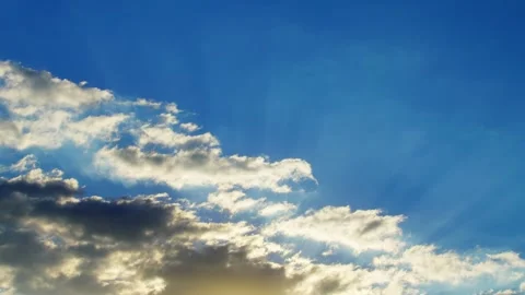 Beautiful clouds sky sunset Timelapse Stock Footage 328095657