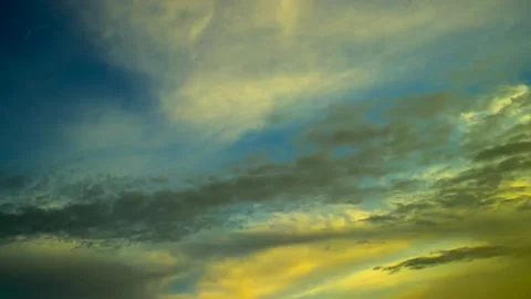 Beautiful clouds in the sky. Time lapse Video Stock-Footage 181891432