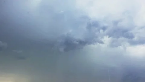 Beautiful clouds before a storm and rain Video stock 335476983