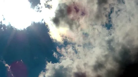 Beautiful Clouds before Storm 库存影片 40022625