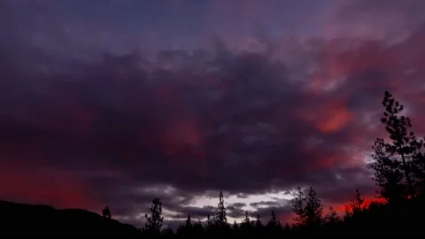 Beautiful Clouds in this Sunrise Time-lapse. Stock Footage 144285804